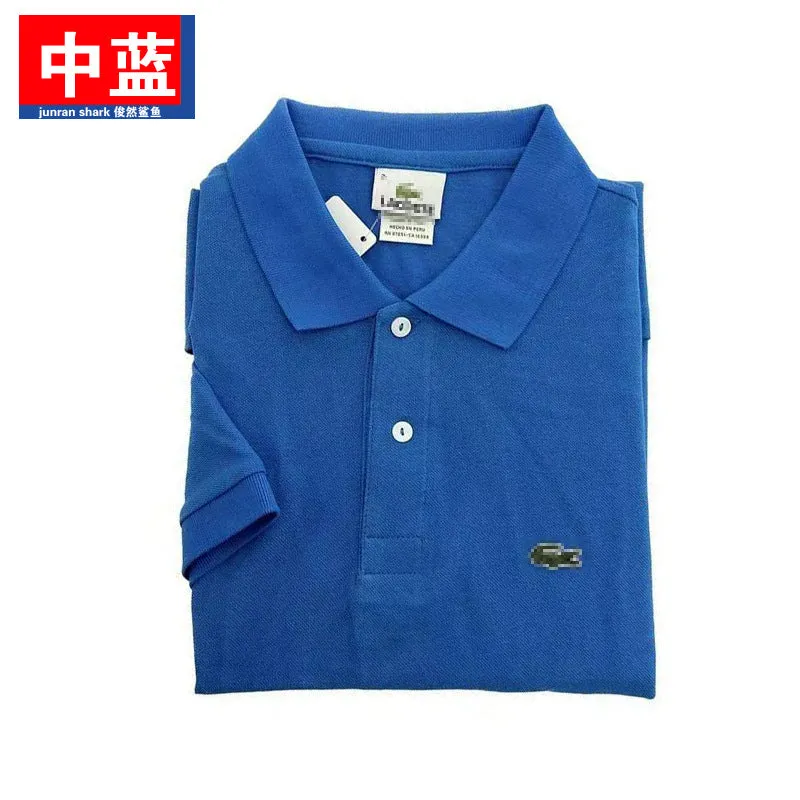 INSTOCK-Crocodile Men's Polo Shirt 2023 Summer New Loose