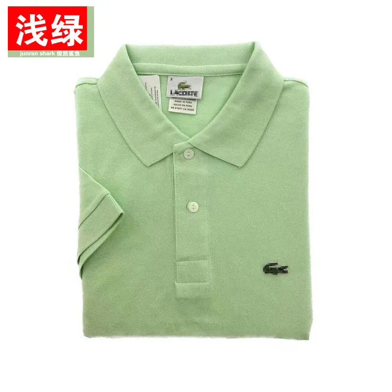 INSTOCK-Crocodile Men's Polo Shirt 2023 Summer New Loose