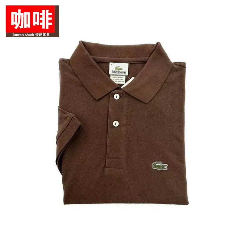 INSTOCK-Crocodile Men's Polo Shirt 2023 Summer New Loose