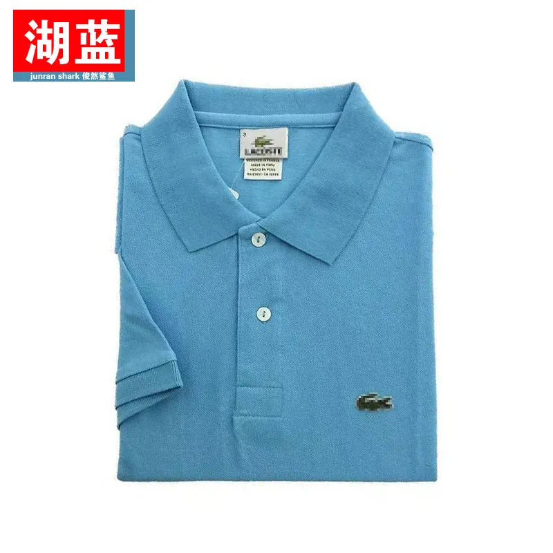 INSTOCK-Crocodile Men's Polo Shirt 2023 Summer New Loose