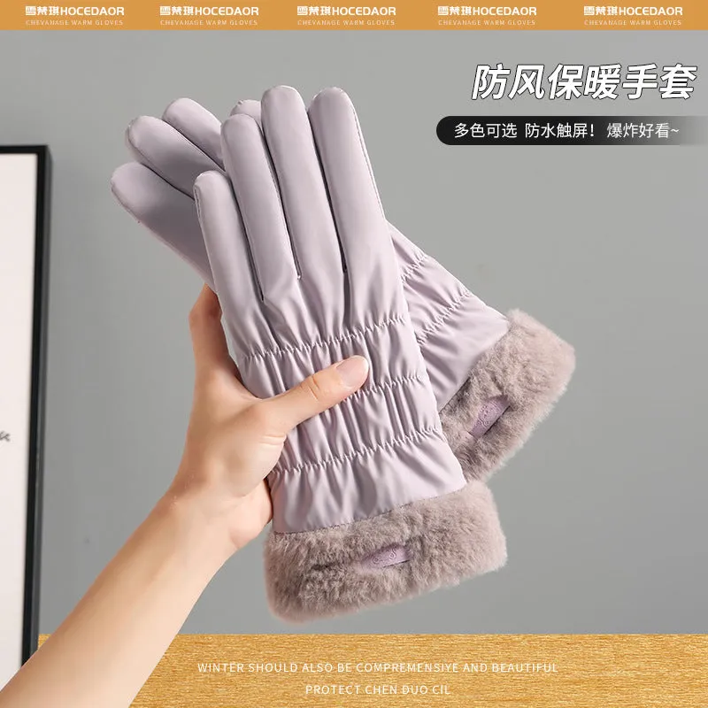 INSTOCK-Winter warm women's gloves