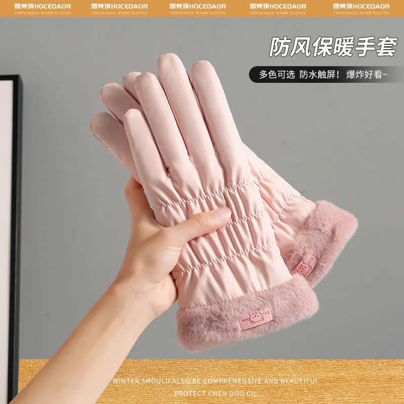 INSTOCK-Winter warm women's gloves