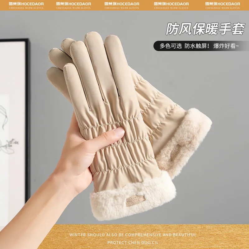 INSTOCK-Winter warm women's gloves