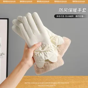 INSTOCK-Winter warm women's gloves