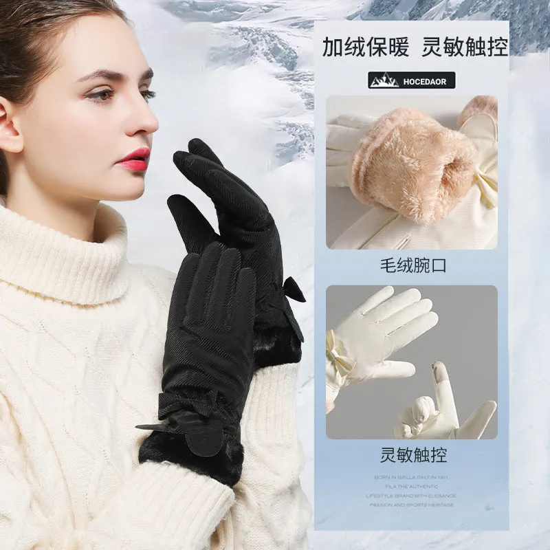INSTOCK-Winter warm women's gloves
