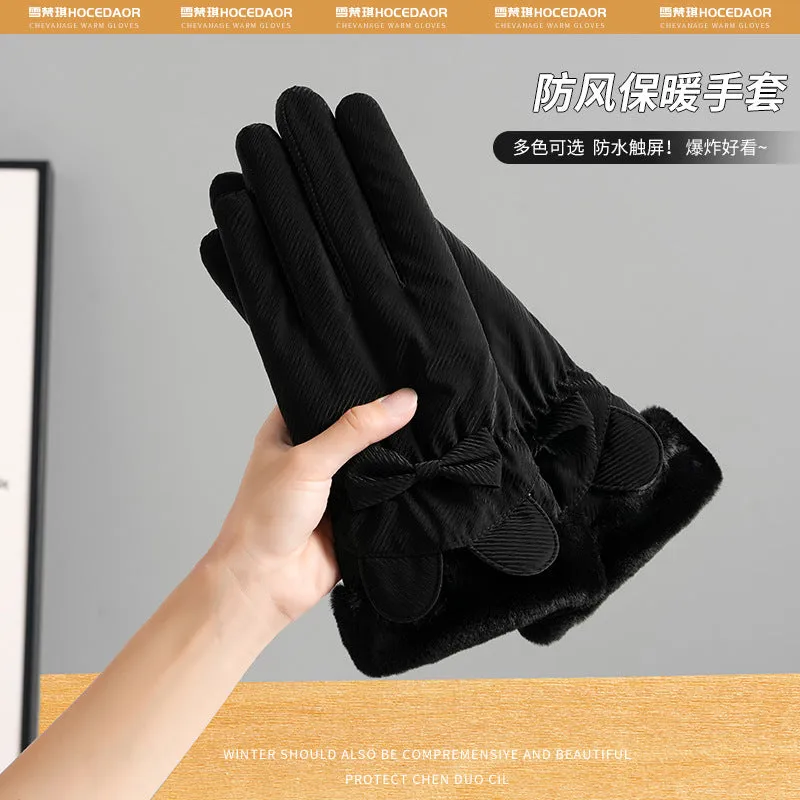 INSTOCK-Winter warm women's gloves