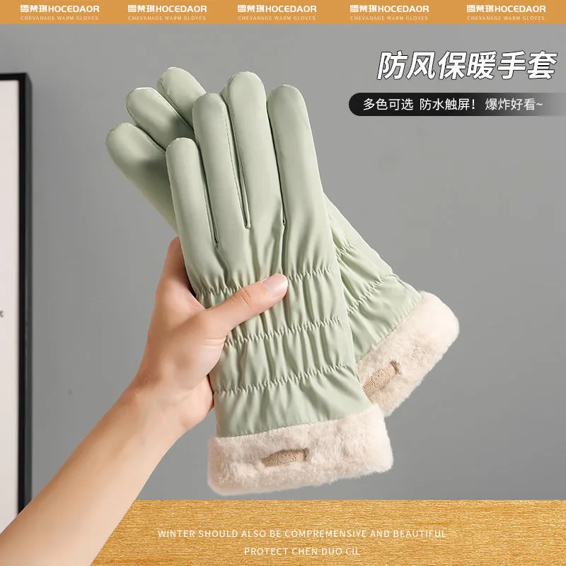 INSTOCK-Winter warm women's gloves