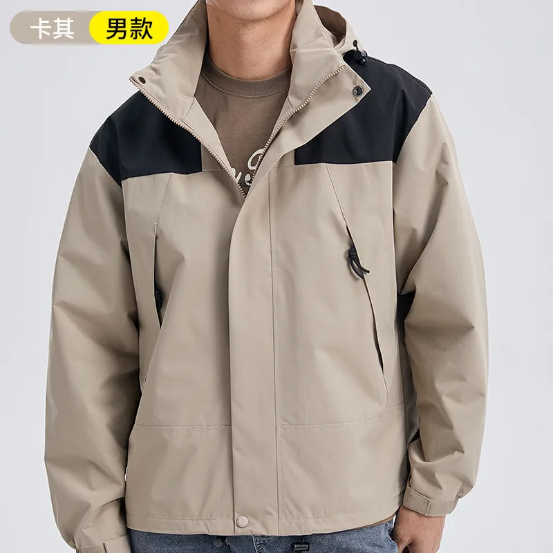 INSTOCK-Workwear Style Men's Breathable windproof Casual Jacket.
