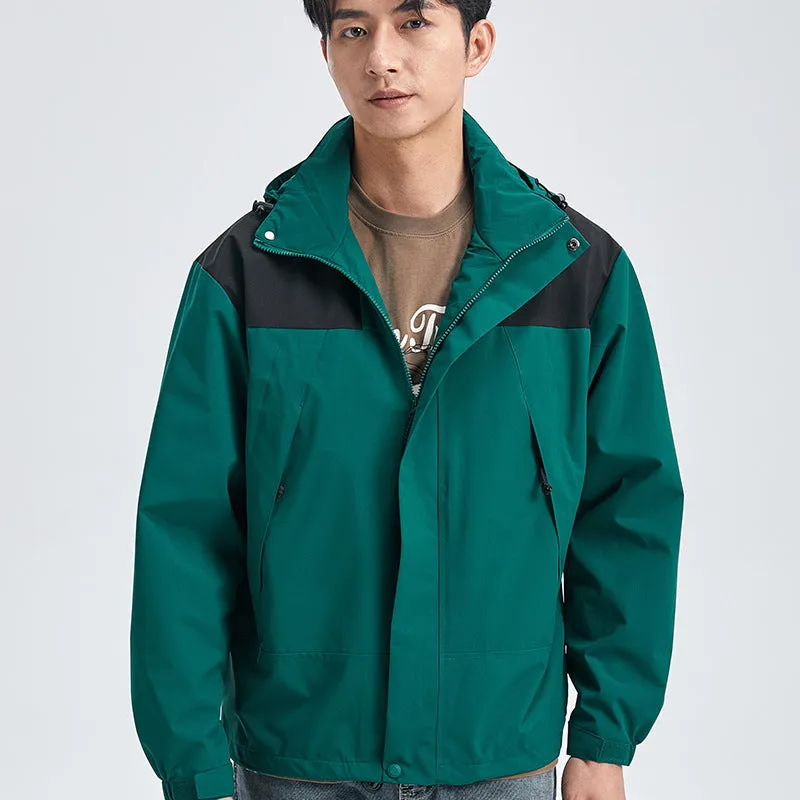 INSTOCK-Workwear Style Men's Breathable windproof Casual Jacket.