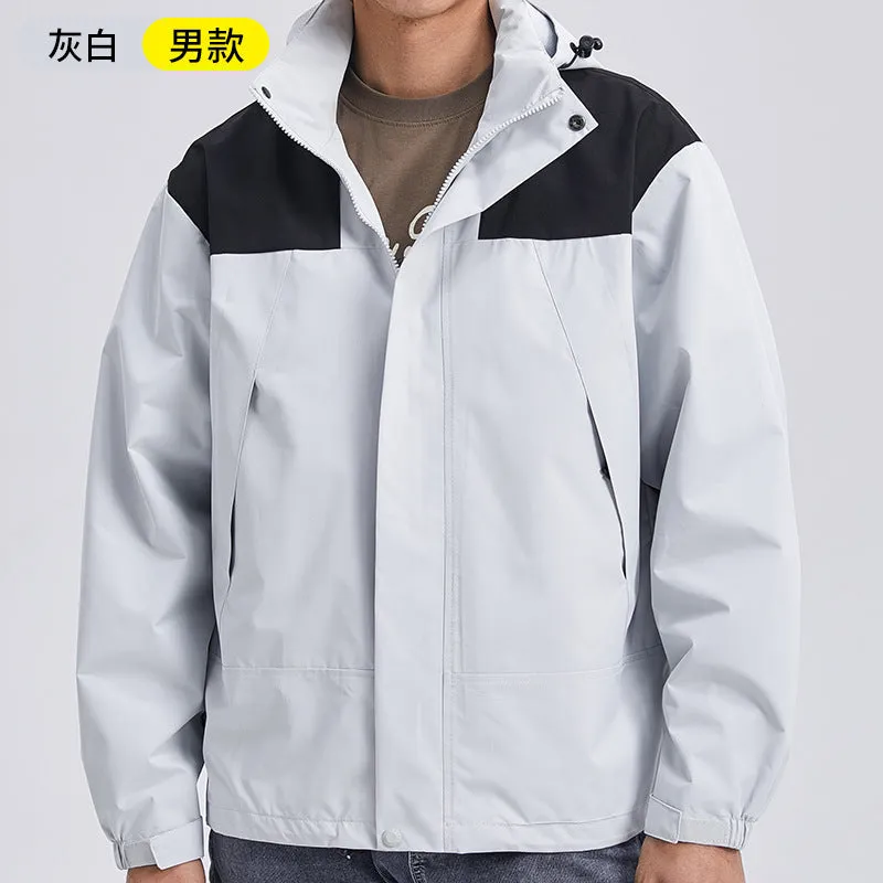 INSTOCK-Workwear Style Men's Breathable windproof Casual Jacket.