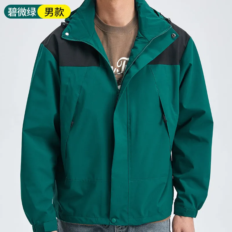 INSTOCK-Workwear Style Men's Breathable windproof Casual Jacket.
