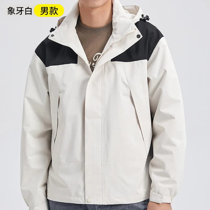 INSTOCK-Workwear Style Men's Breathable windproof Casual Jacket.