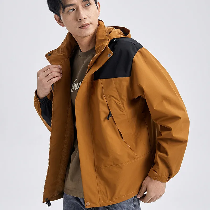 INSTOCK-Workwear Style Men's Breathable windproof Casual Jacket.
