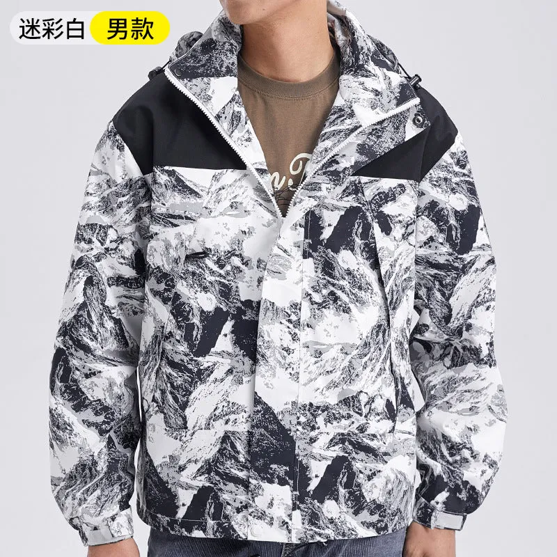 INSTOCK-Workwear Style Men's Breathable windproof Casual Jacket.