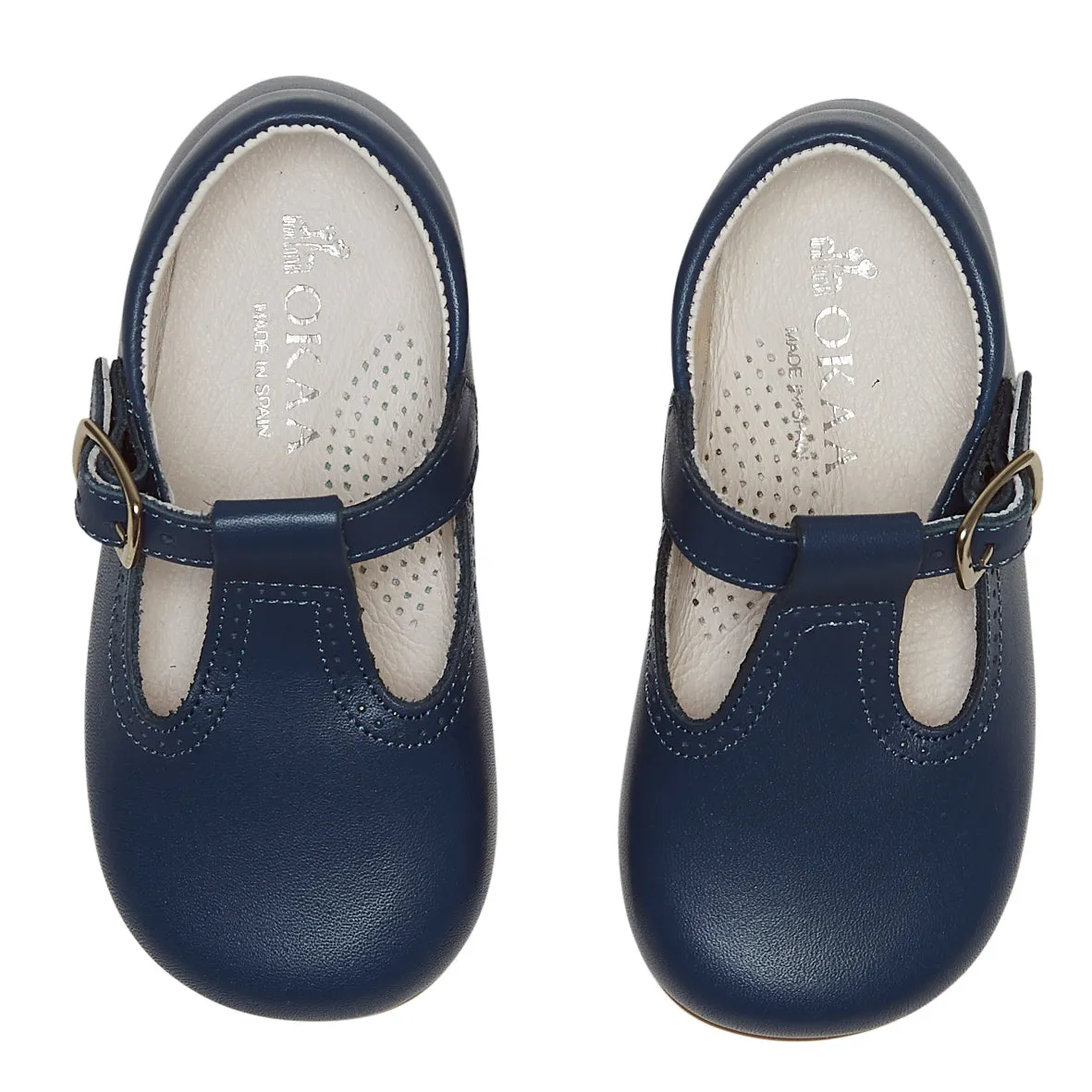 IRIS BLUE T-BAR SHOES