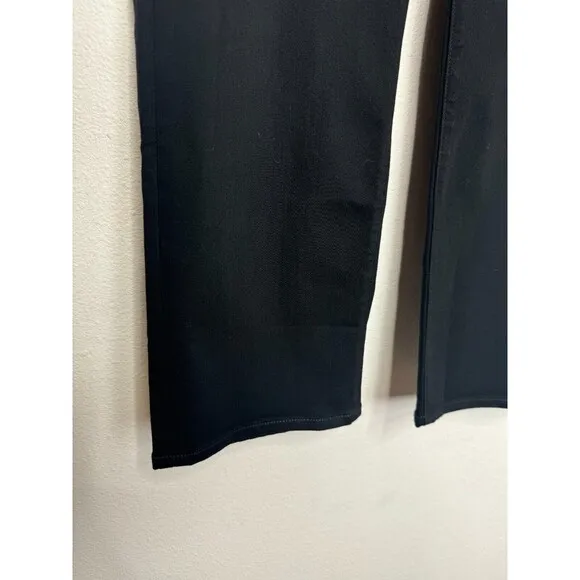 J. Crew Size 33 Essential Straight Jean in All Day Stretch Black Slim Fit Denim
