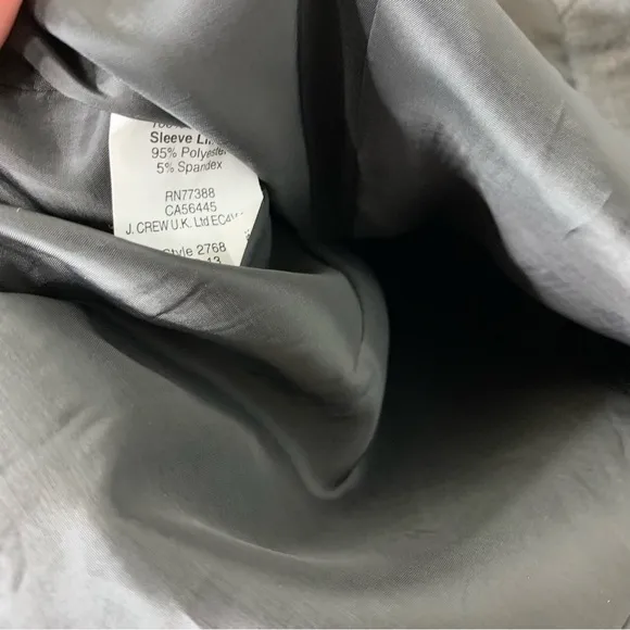 J crew Super 120s Double Button Size 6P