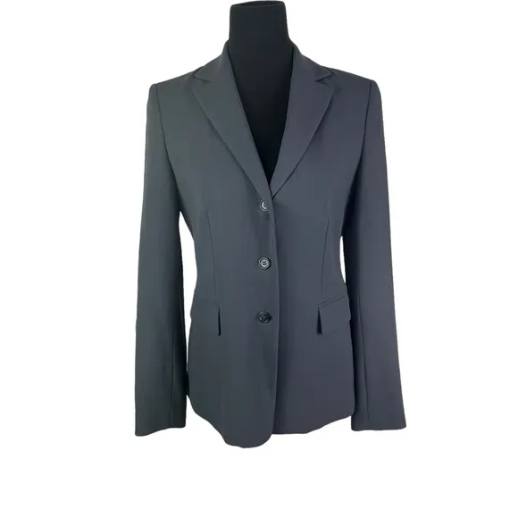 J. Crew Women’s Wool Grey Classic Three Button Jacket Blazer Career Coat Size T8