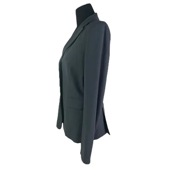 J. Crew Women’s Wool Grey Classic Three Button Jacket Blazer Career Coat Size T8
