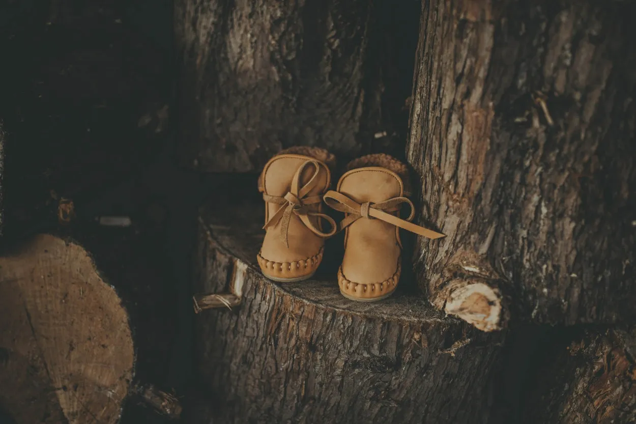 Jaya Booties | Caramel Nubuck
