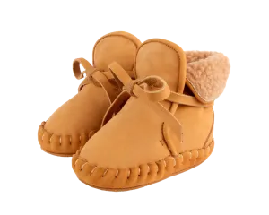 Jaya Booties | Caramel Nubuck