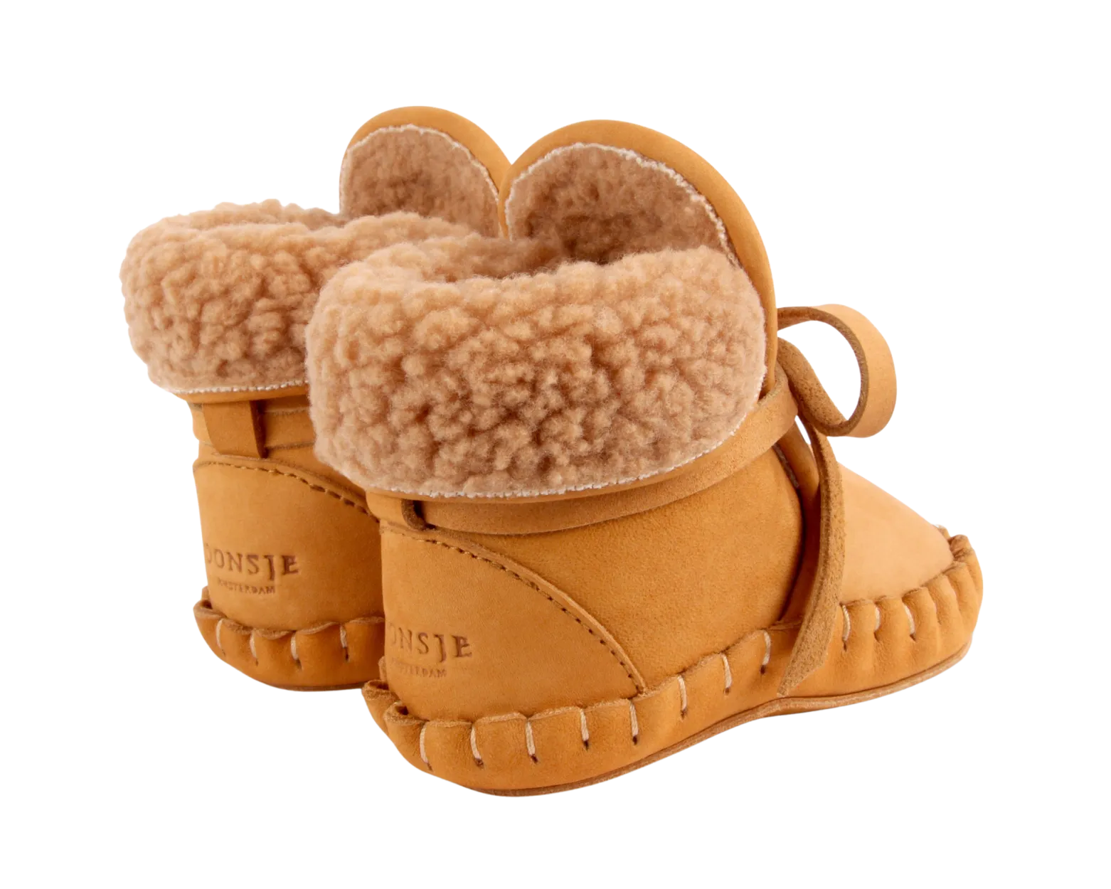 Jaya Booties | Caramel Nubuck