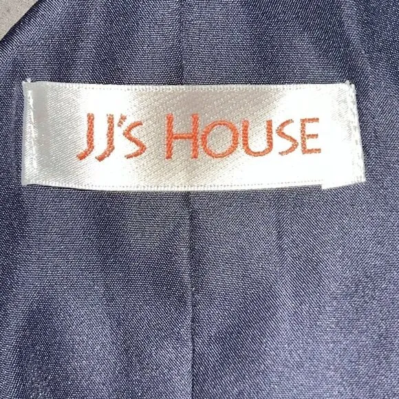 JJ's House Dress Women Size 6‎ Purple Stormy One Shoulder Chiffon  Sheath Dress