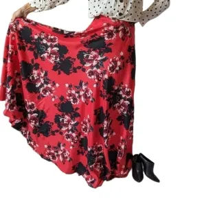 Jodi Kristopher Floral Formal Lined Full Glam Bright Coquette Maxi Skirt 3