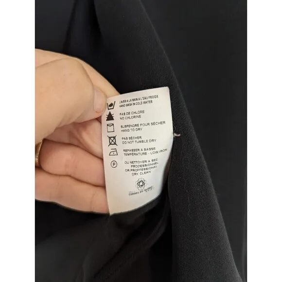 JOSEPH RIBKOFF Blazer Womens Size 10 Black Cropped Swing Jacket Office Neutral