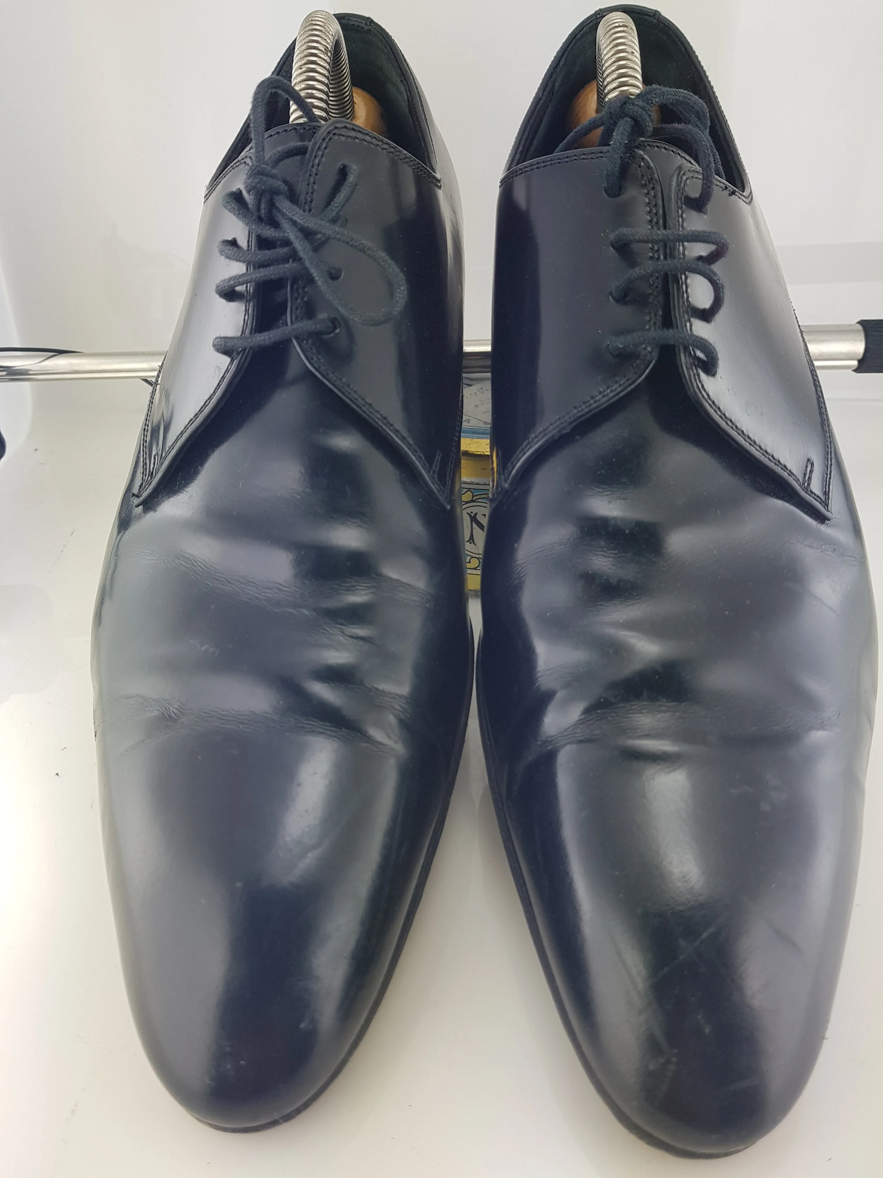 Leather derbies