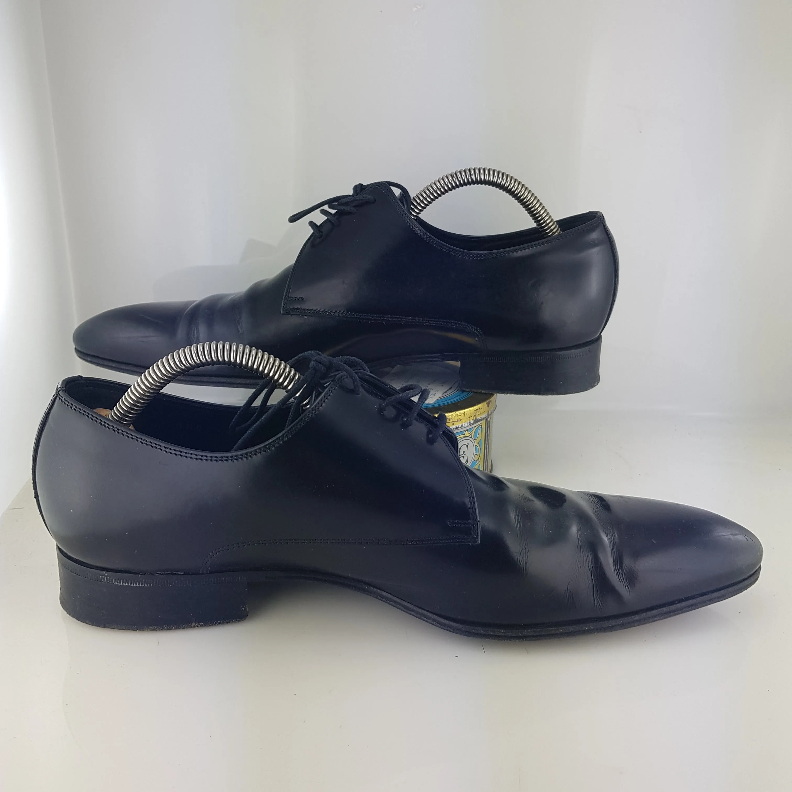 Leather derbies