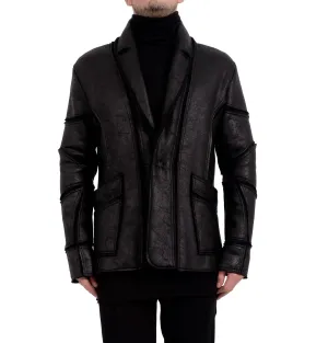 Leather Effect Blazer