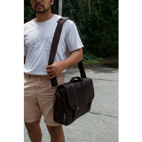 Leather Messenger Bag (Bullet Proof)