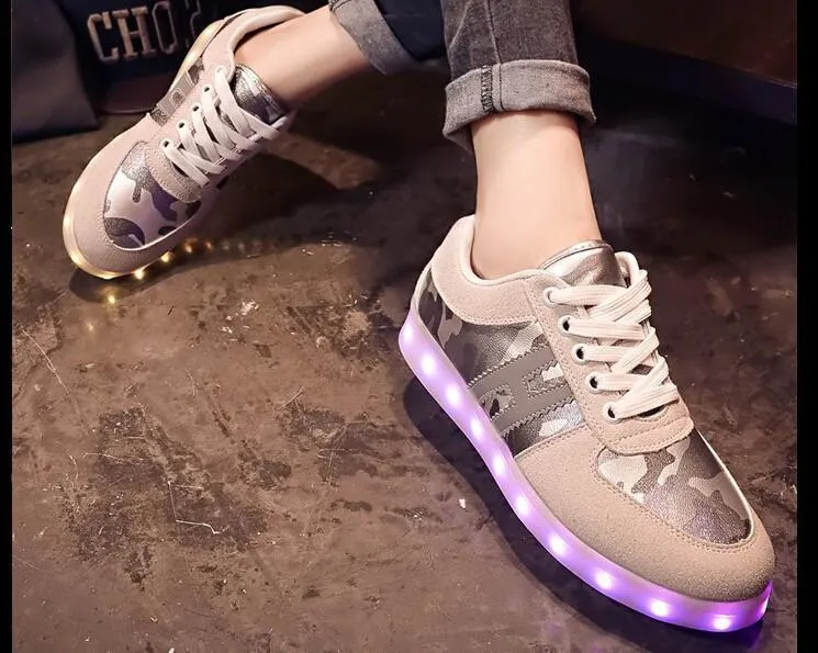 LED, USB Charging Luminous Shoes