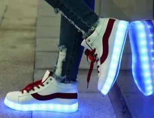 LED, USB Charging Luminous Shoes