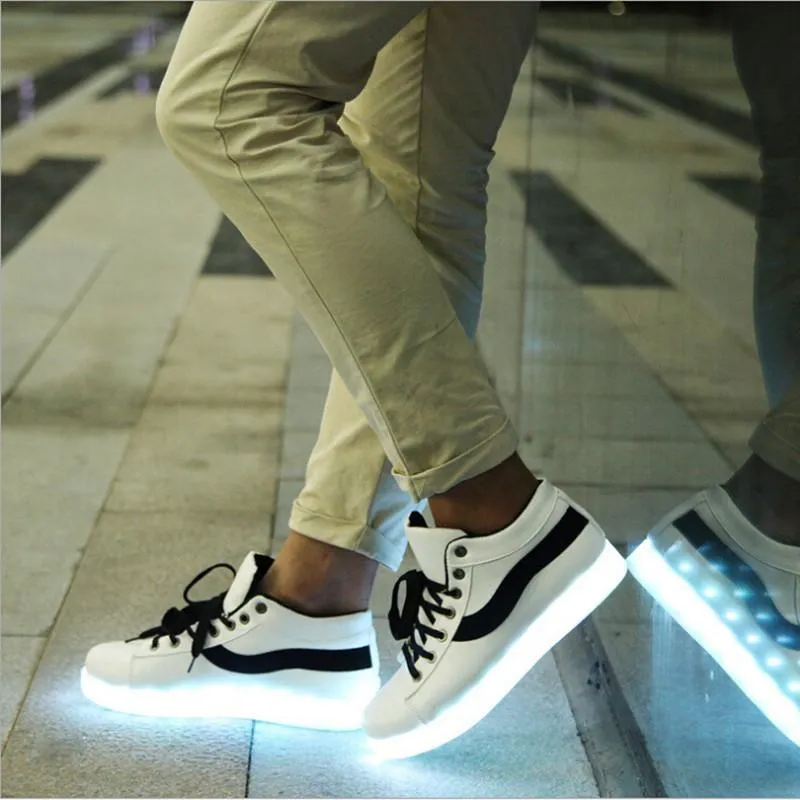 LED, USB Charging Luminous Shoes