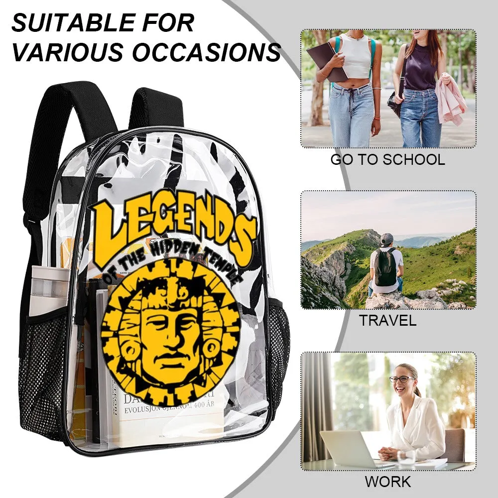 Legends Of The Hidden Temple Logo Transparent Backpack 17 inch