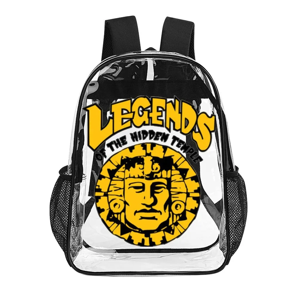 Legends Of The Hidden Temple Logo Transparent Backpack 17 inch