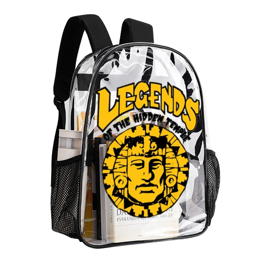 Legends Of The Hidden Temple Logo Transparent Backpack 17 inch