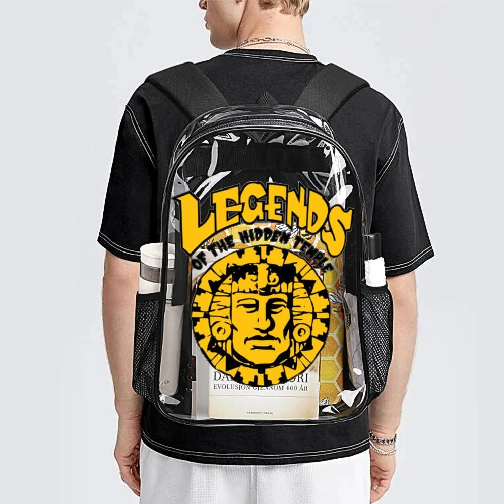 Legends Of The Hidden Temple Logo Transparent Backpack 17 inch