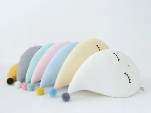 Light Blue Raindrop Pillow