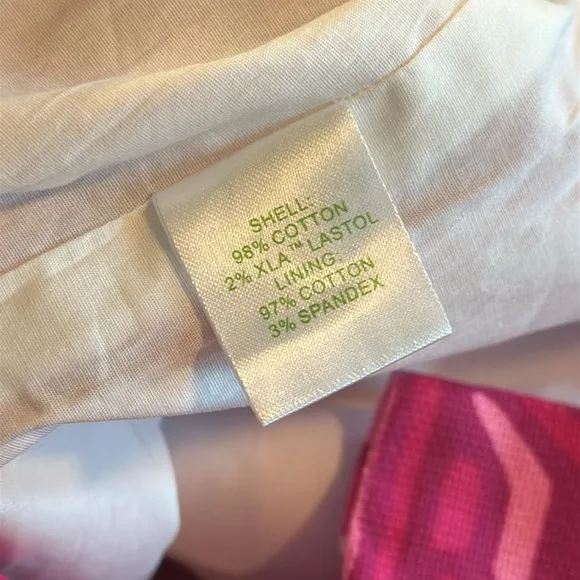Lily Pulitzer women’s size 4 pink formal business cotton spandex zip lined