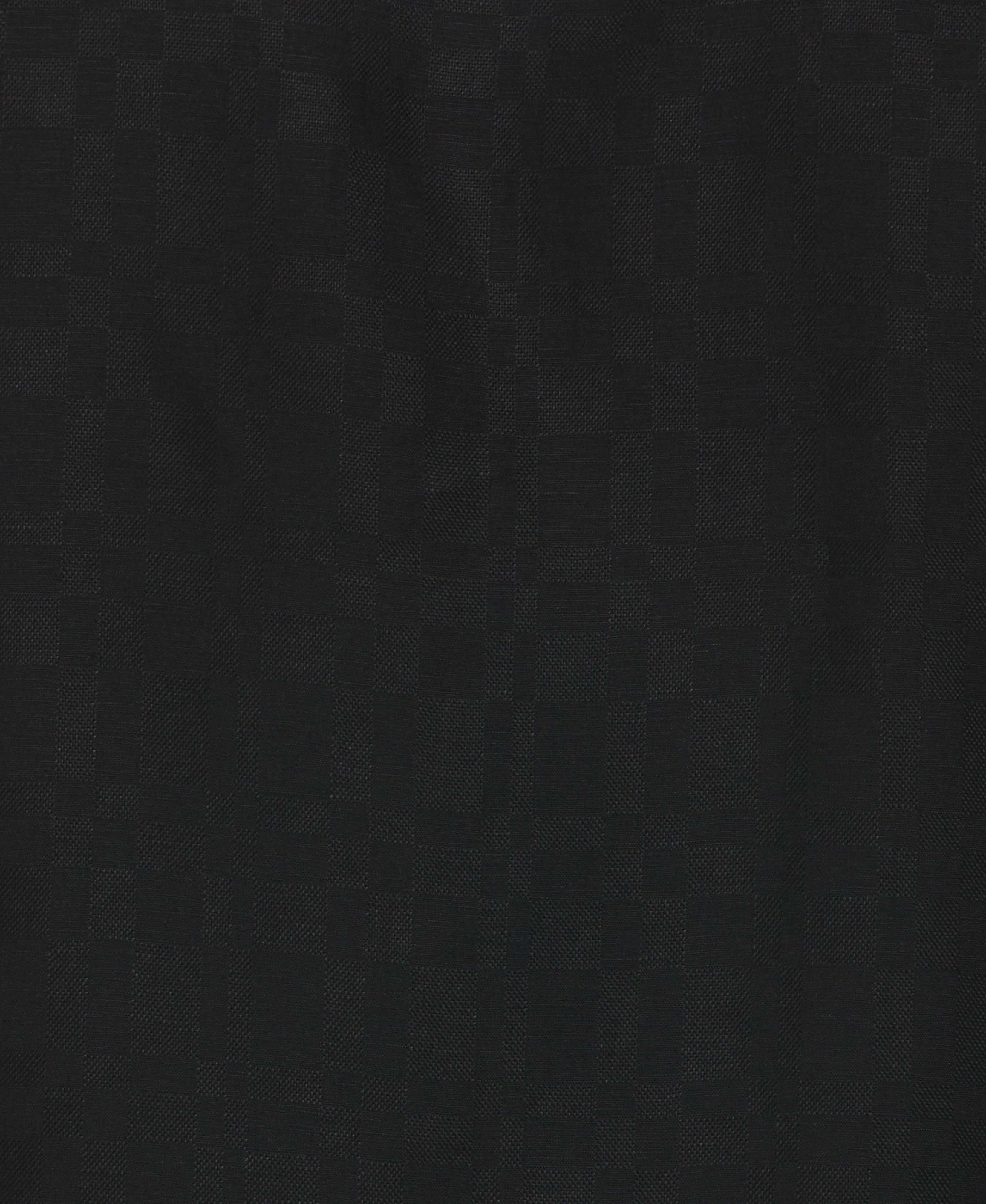 Linen Blend Plaid Dobby Shirt
