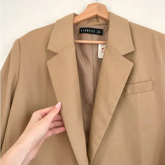 Lioness - Urban Outfitters Welcome To The Jungle Oversized Blazer Jacket