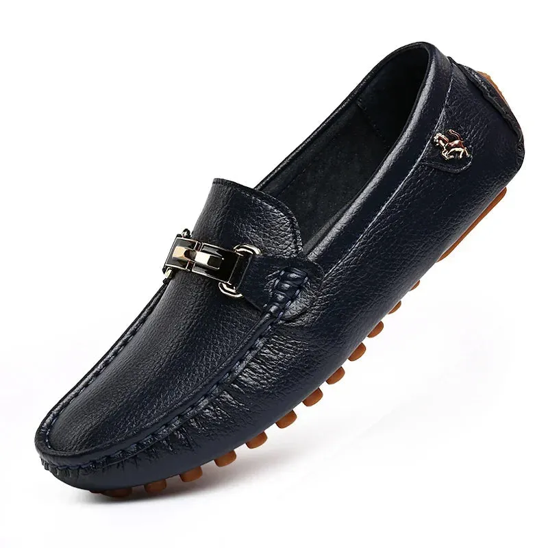 Loafers Handmade PU Leather – Casual Driving Flats, Slip-on Shoes, Luxury Comfy Moccasins, White Loafers for Men