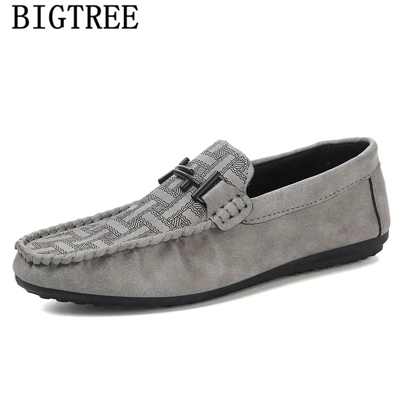 Loafers Leather Shoes Men Black Mens Shoes Casual Luxury Shoes Men Fashion Sepatu Slip On Pria Erkek Ayakkabi Buty Meskie Scarpe