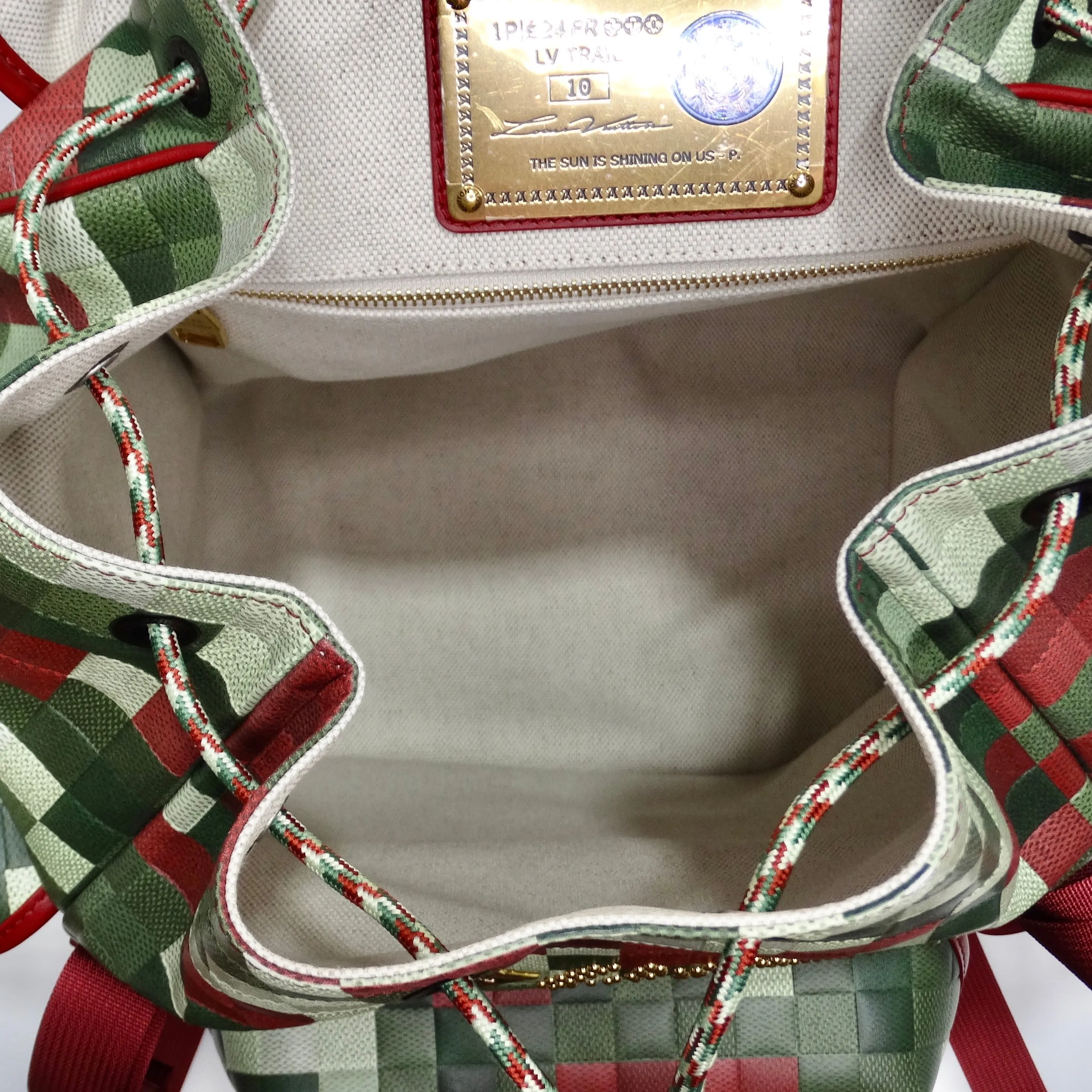 Louis Vuitton Spring 2024 Limited Edition Numbered Camouflage Damier Backpack