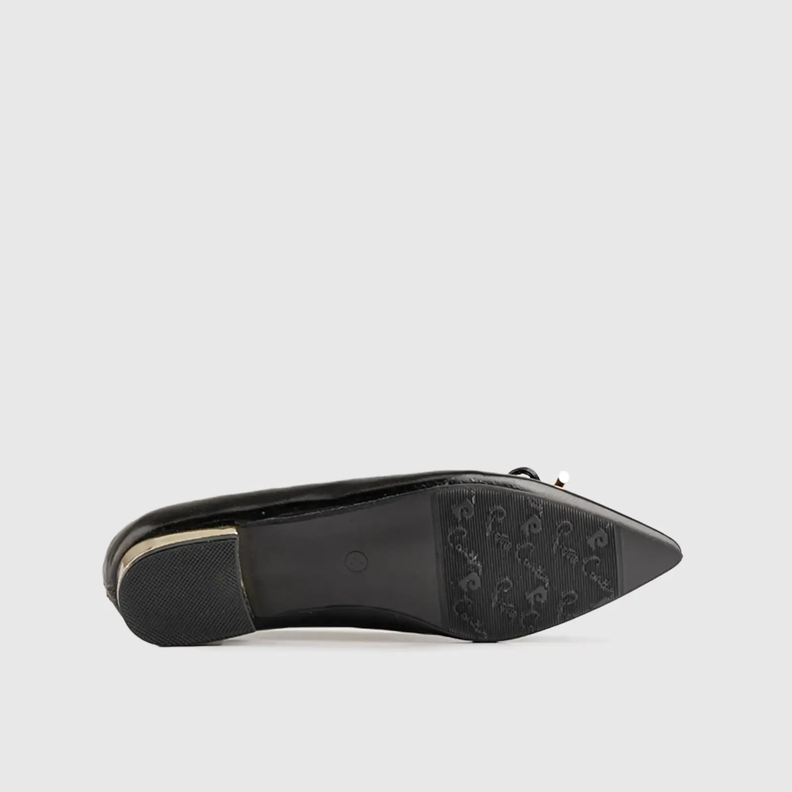 Low Heel Court Shoe Black 10565