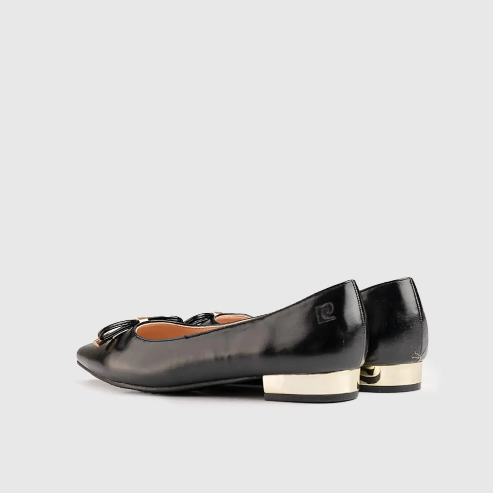 Low Heel Court Shoe Black 10565