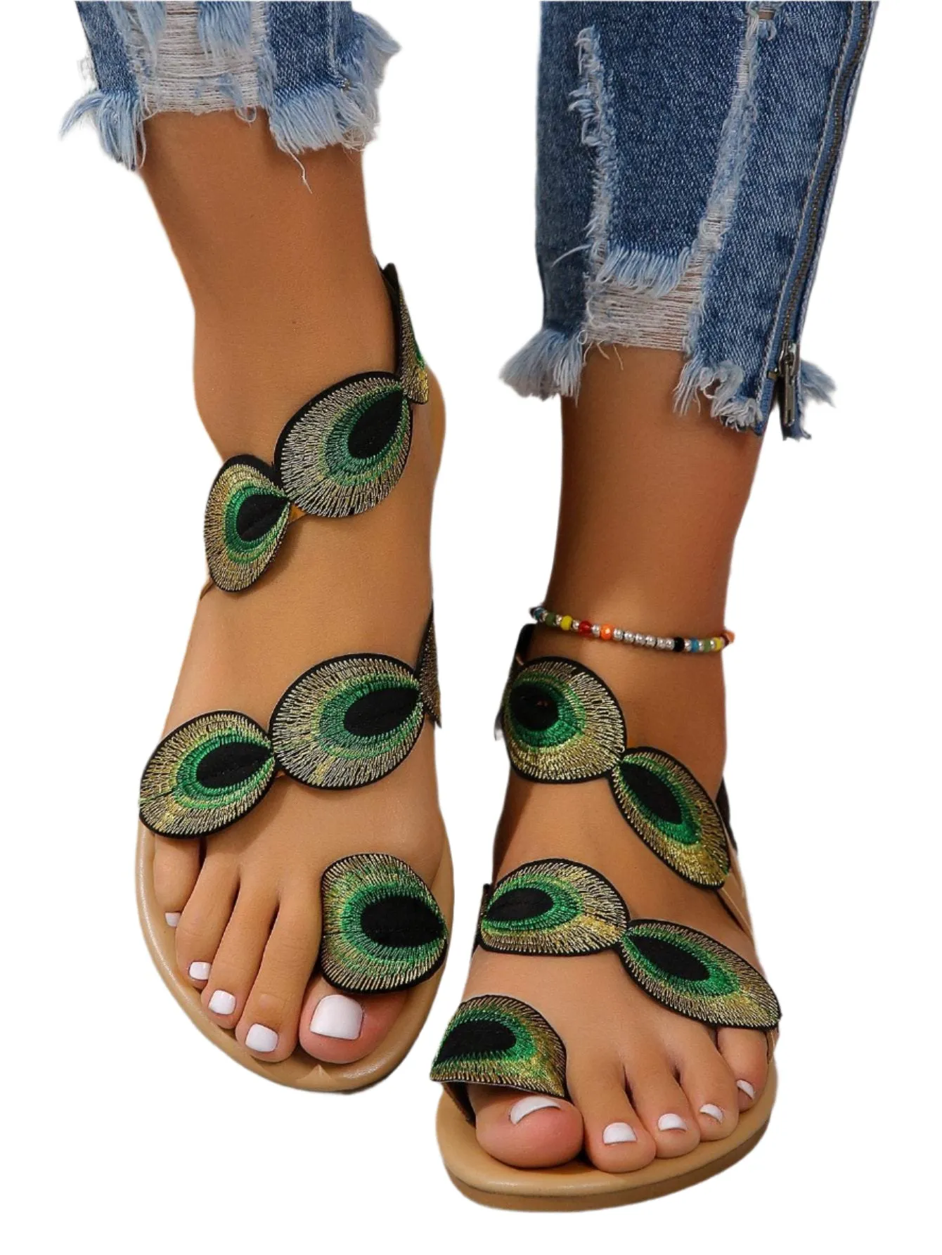 Luna – Italian-Inspired Beach Sandals for Women
